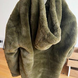 Zara Faux Fur Hooded Teddy